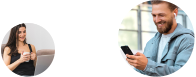 Person using financial services